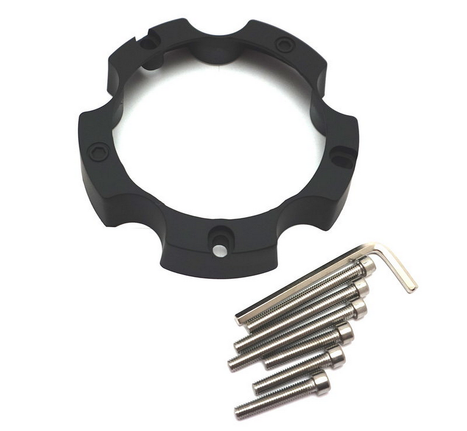CAP SPACER 5X5.5/150 LUG - MATTE BLACK
