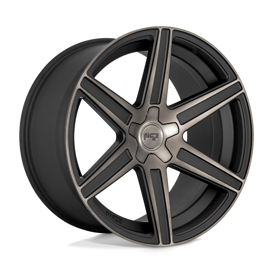 Niche 1PC M236 CARINA Matte Machined Double Dark Tint Wheel