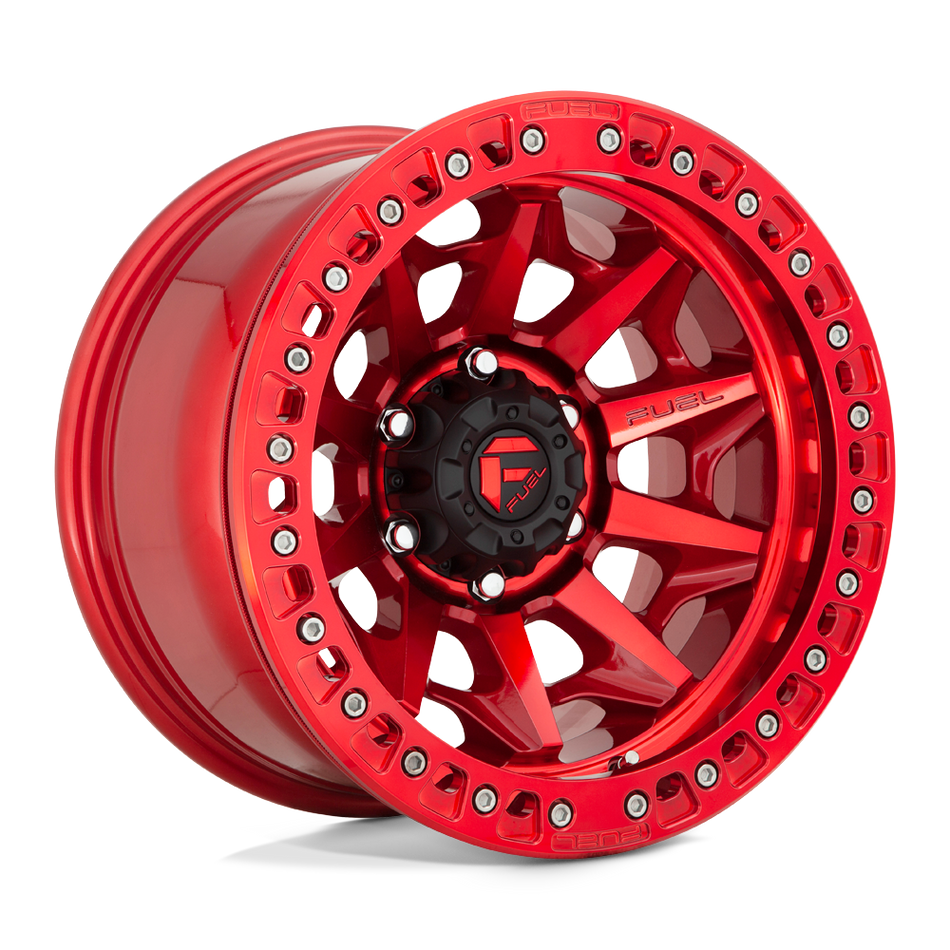 Fuel 1PC D113 COVERT BEADLOCK Candy Red Wheel