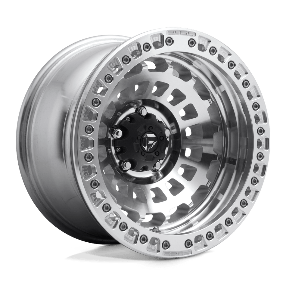 Fuel 1PC D102 ZEPHYR BEADLOCK Gloss Machined Wheel