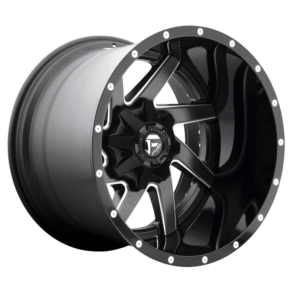 Fuel 2PC D265 RENEGADE Matte Black Milled Wheel
