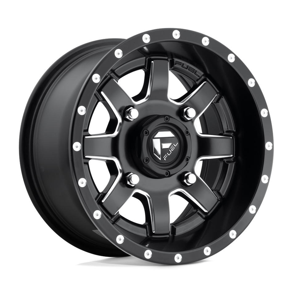 Fuel UTV D538 MAVERICK Matte Black Milled Wheel