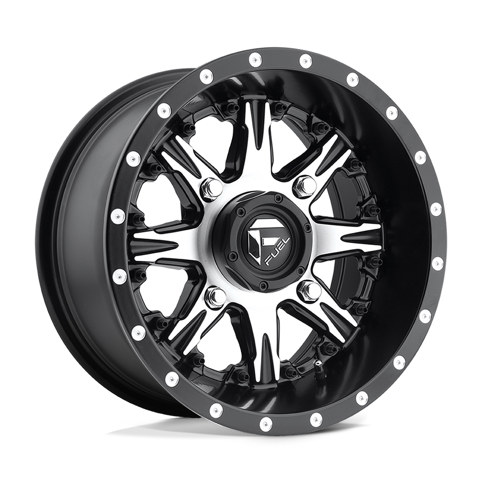 Fuel UTV D541 NUTZ UTV Matte Black Machined Wheel