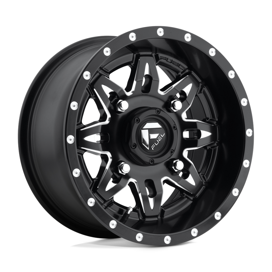 Fuel UTV D567 LETHAL Matte Black Milled Wheel