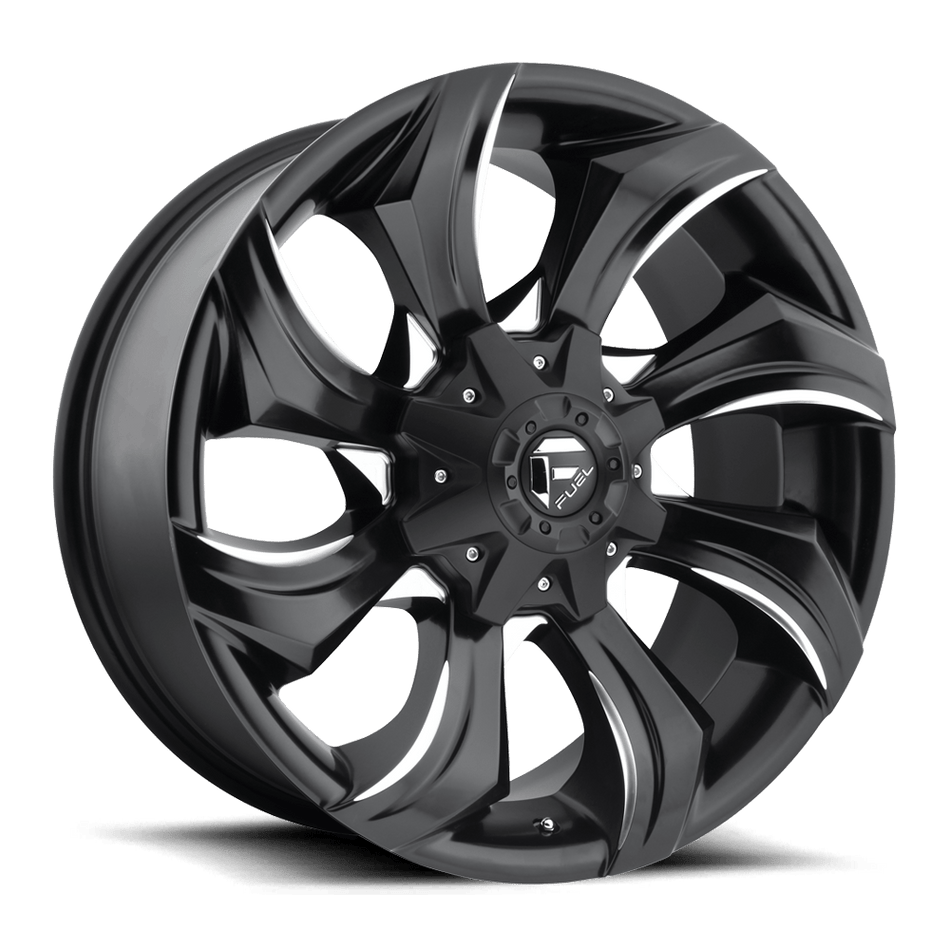 Fuel 1PC D571 STRYKR Gloss Black Milled Wheel