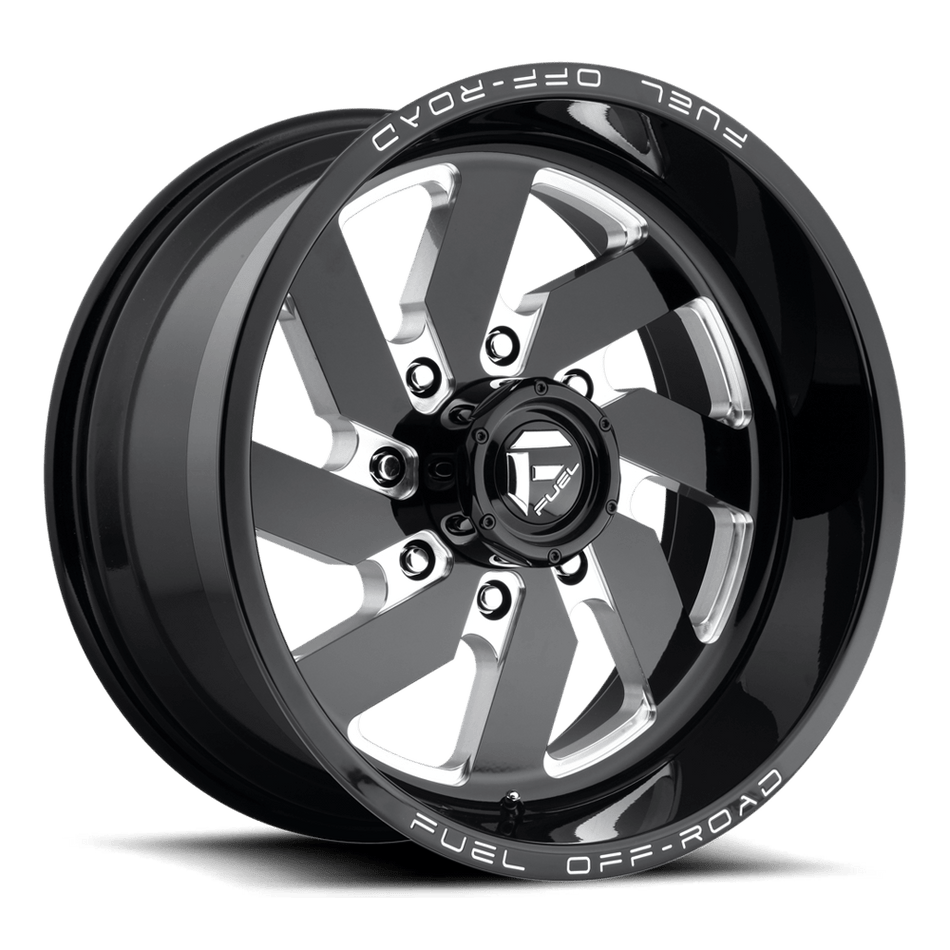 Fuel 1PC D582 TURBO Gloss Black Milled Wheel
