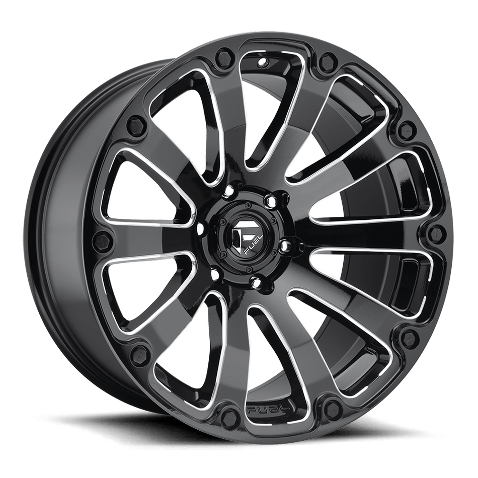 Fuel 1PC D598 DIESEL Gloss Black Milled Wheel