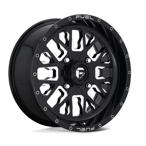 Fuel UTV D611 STROKE UTV GLOSS BLACK MILLED