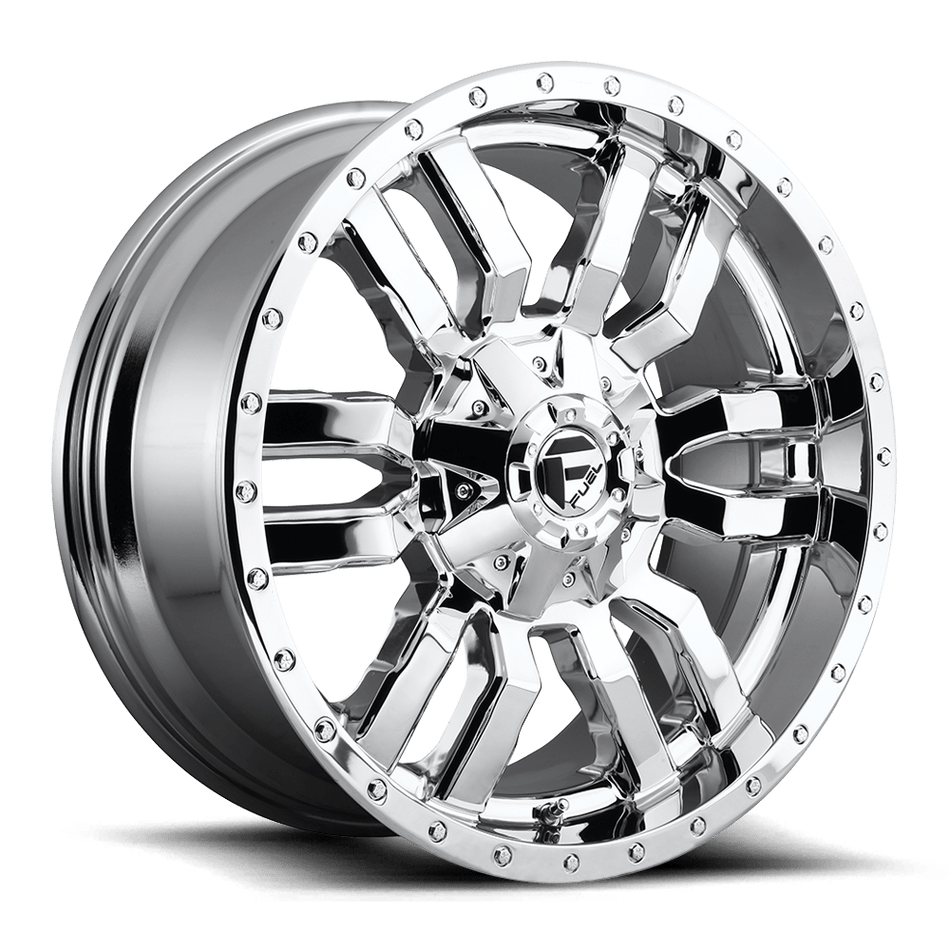 Fuel 1PC D631 SLEDGE Chrome Plated Wheel