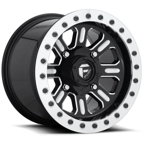 Fuel UTV D910 HARDLINE UTV BEADLOCK GLOSS BLACK MILLED
