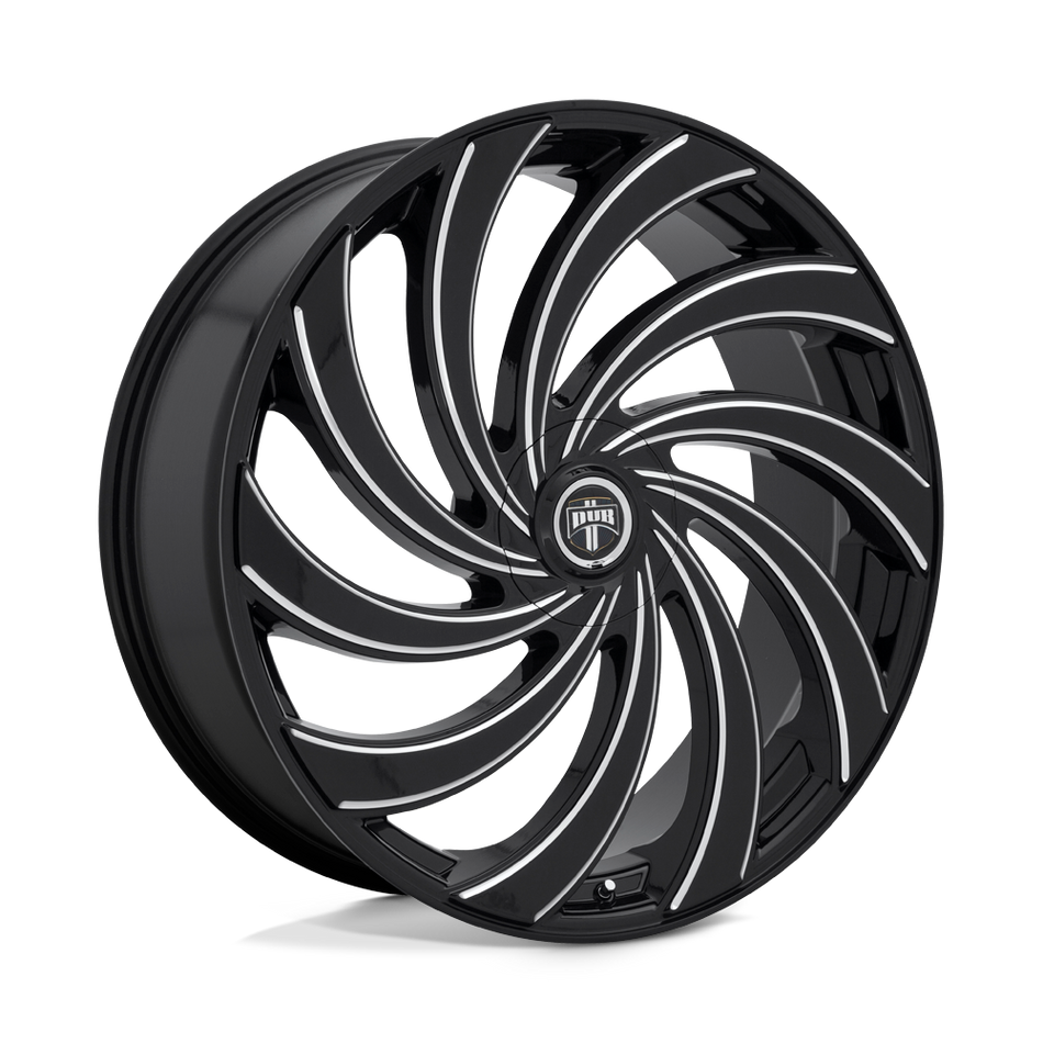 DUB 1PC S239 DELISH Gloss Black Milled Wheel