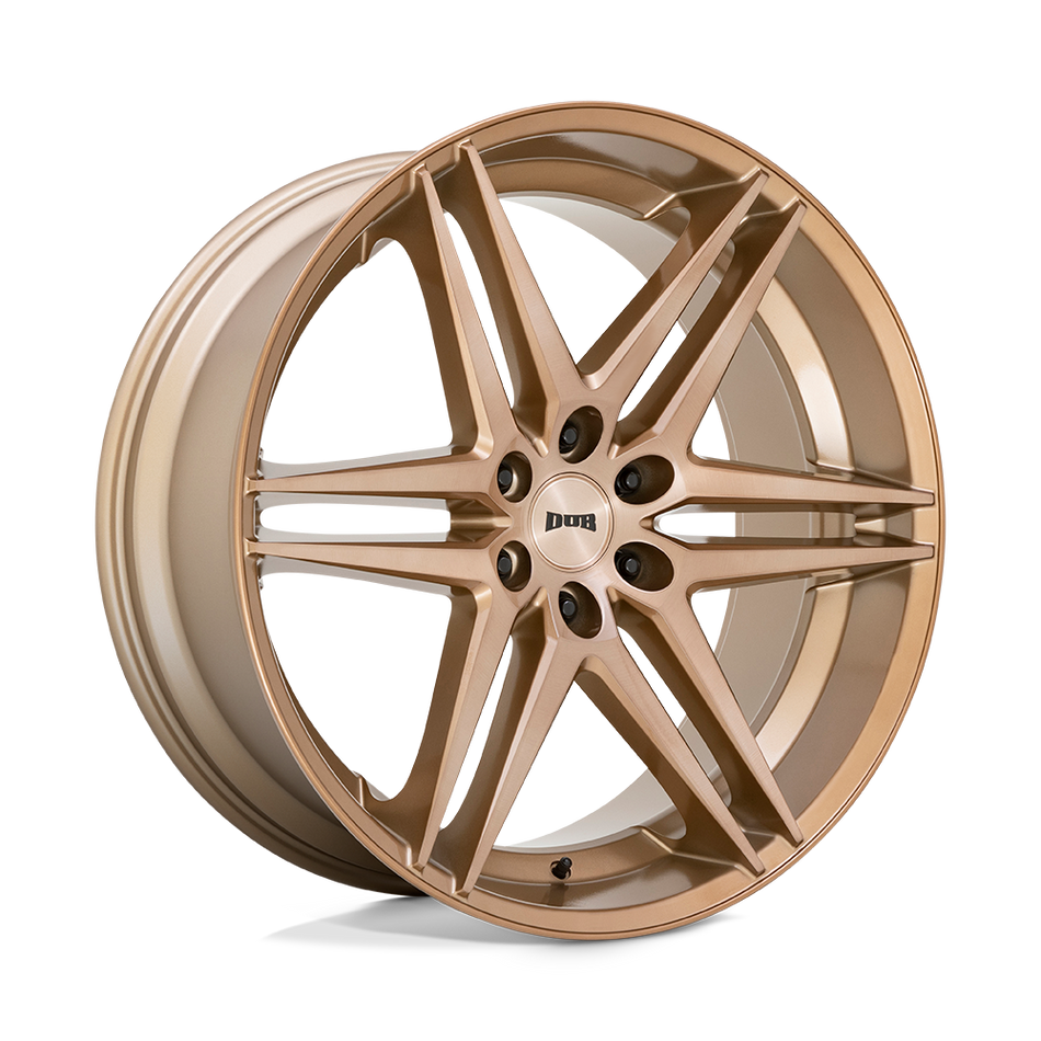 DUB 1PC S266 DIRTY DOG Platinum Bronze Wheel