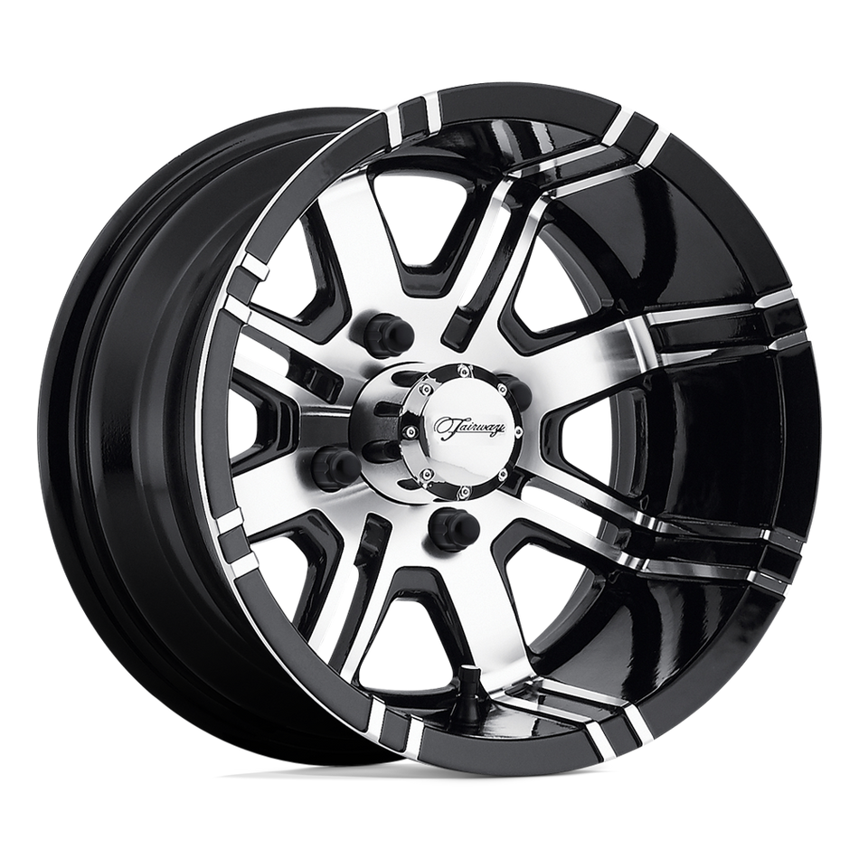 Fairway Alloys FA119 AGGRESSOR Machined Gloss Black Wheel
