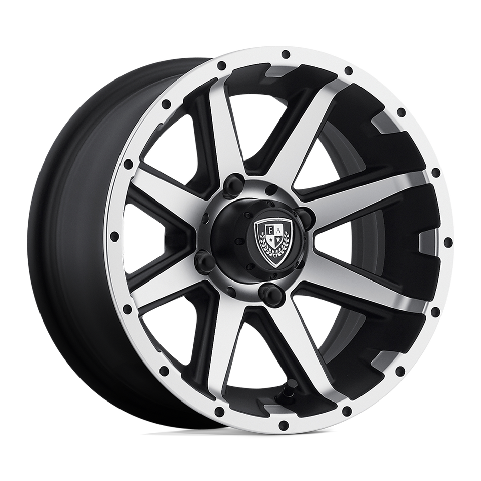 Fairway Alloys FA135 REBEL Machined Matte Black Wheel