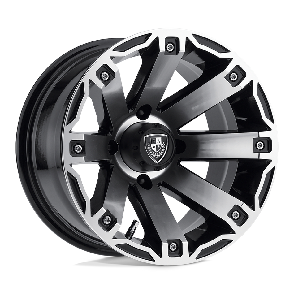 Fairway Alloys FA143 RAGE Machined Gloss Black Wheel