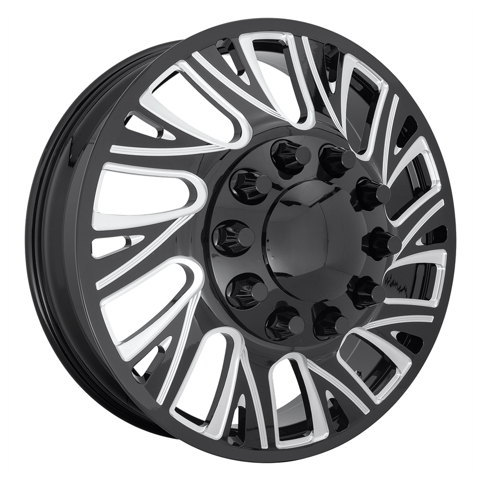 Fuel Mono DE41 FF41D Gloss Black Milled Wheel