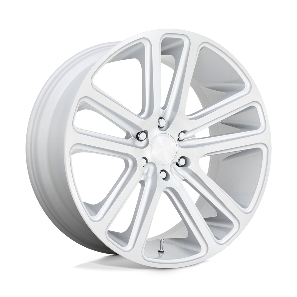 DUB 1PC S257 FLEX Gloss Silver Brushed Face Wheel