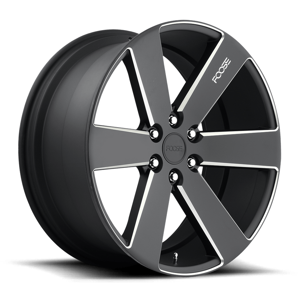 Foose 1PC F158 SWITCH Matte Black Milled Wheel