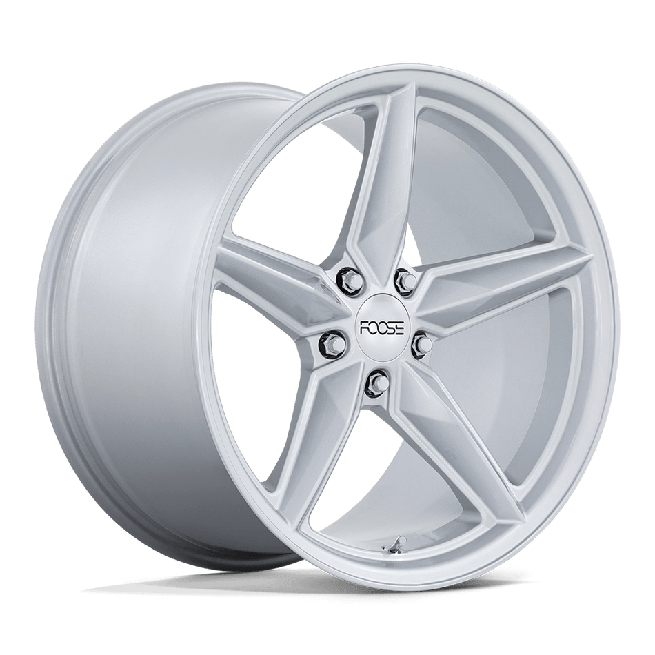 Foose 1PC F174 CF8 Gloss Silver Wheel