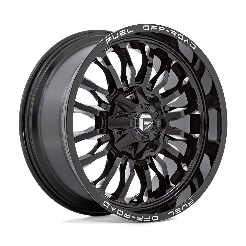 Fuel 1PC D795 ARC Gloss Black Milled Wheel