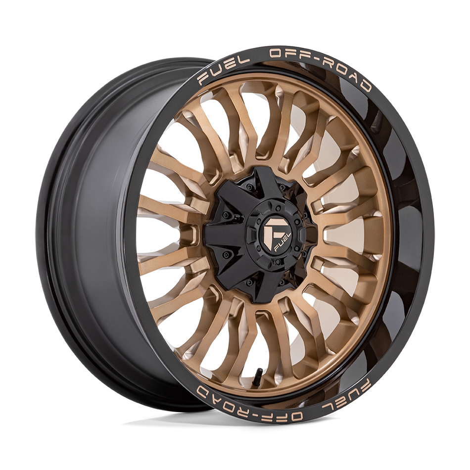 Fuel 1PC D797 ARC Platinum Bronze With Black Lip Wheel