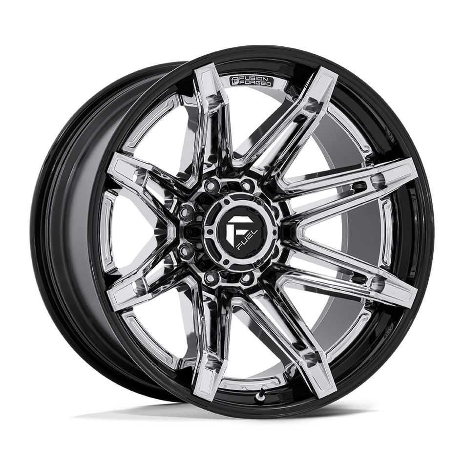 Fuel 1PC FC401 BRAWL Chrome With Gloss Black Lip Wheel