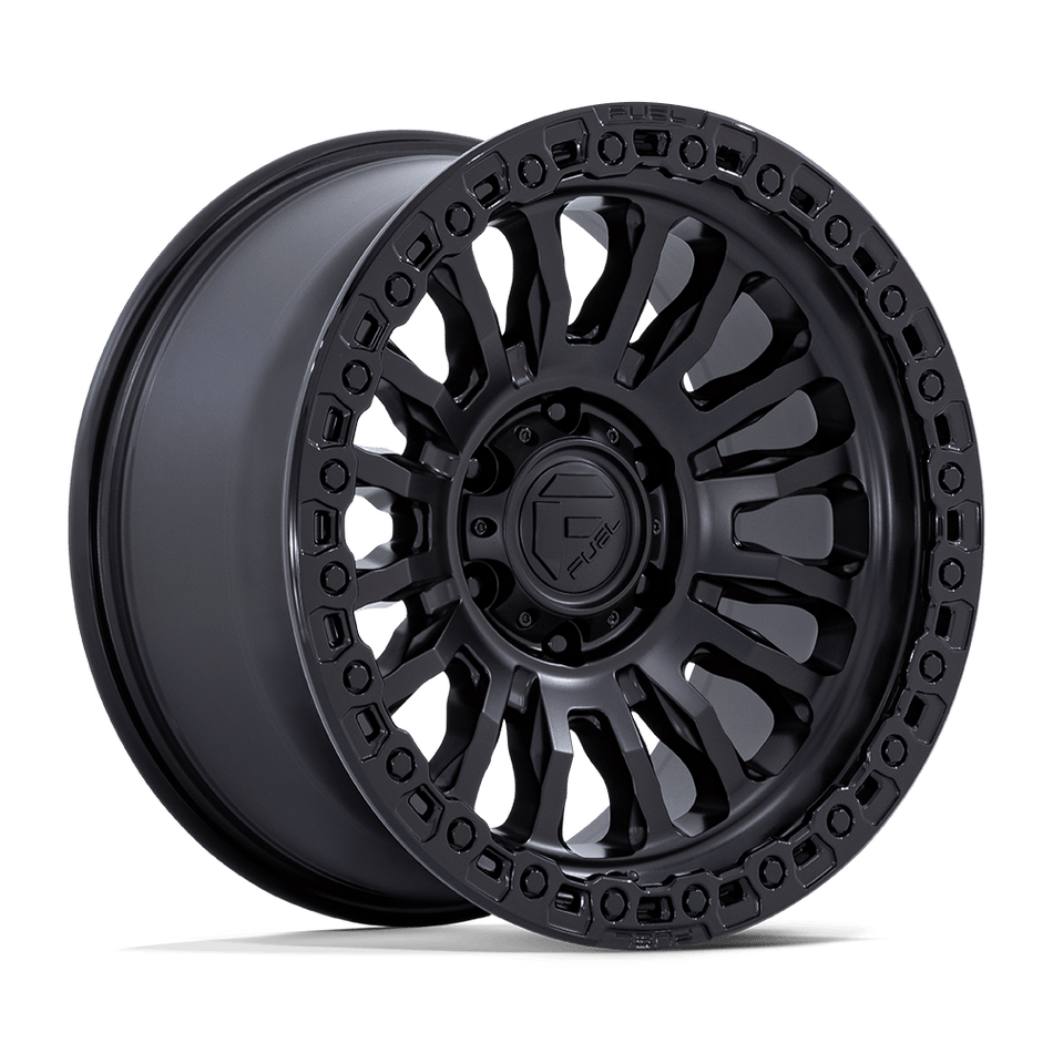 Fuel 1PC FC857 RINCON Matte Black With Gloss Black Lip Wheel
