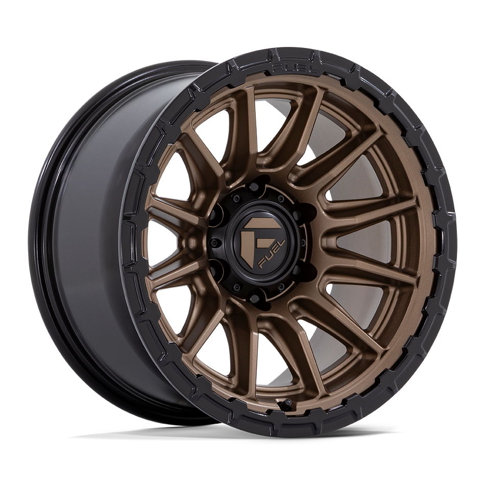 Fuel 1PC FC866 PISTON Matte Bronze W/ Gloss Black Lip Wheel