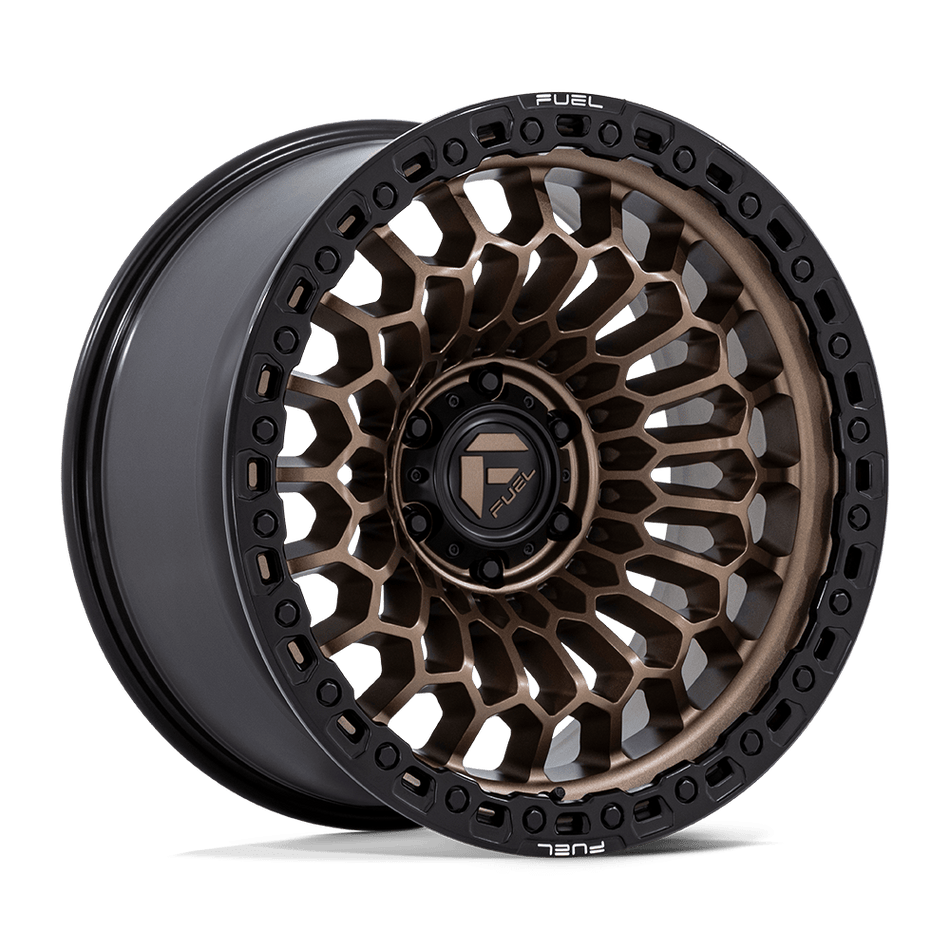 Fuel 1PC FC870 SINISTER Matte Bronze W/ Matte Black Lip Wheel