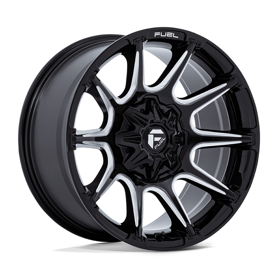 Fuel 1PC FC880 SUPER C Gloss Black Milled Wheel