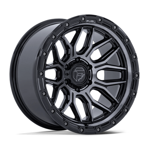 Fuel 1PC FC881 SURGE GLOSS BLACK MACHINED W/ GRAY TINT