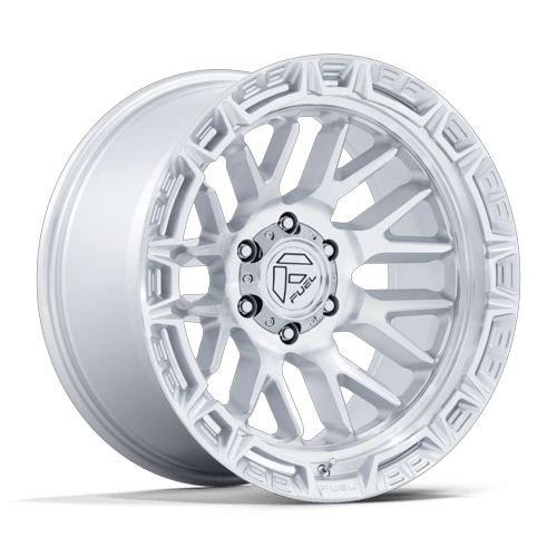 Fuel 1PC FC890 RAIL GLOSS SILVER W/ MACHINED FACE