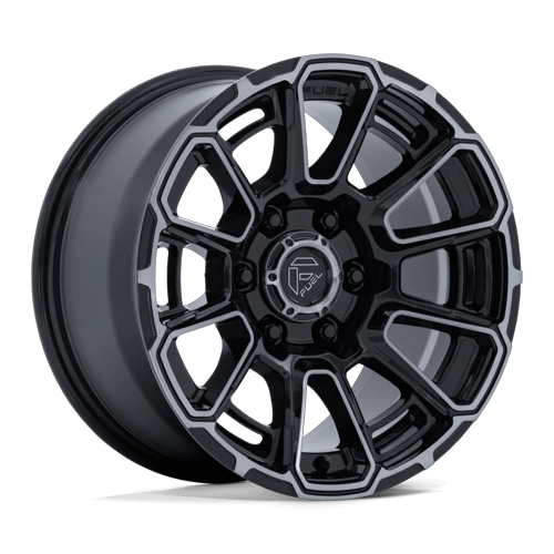 Fuel 1PC FC910 FOXHOUND GLOSS BLACK DARK TINTED CLEAR