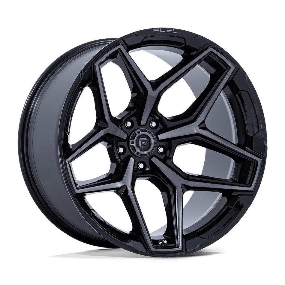 Fuel 1PC FLUX Gloss Black Brushed Face With Gray Tint Wheel
