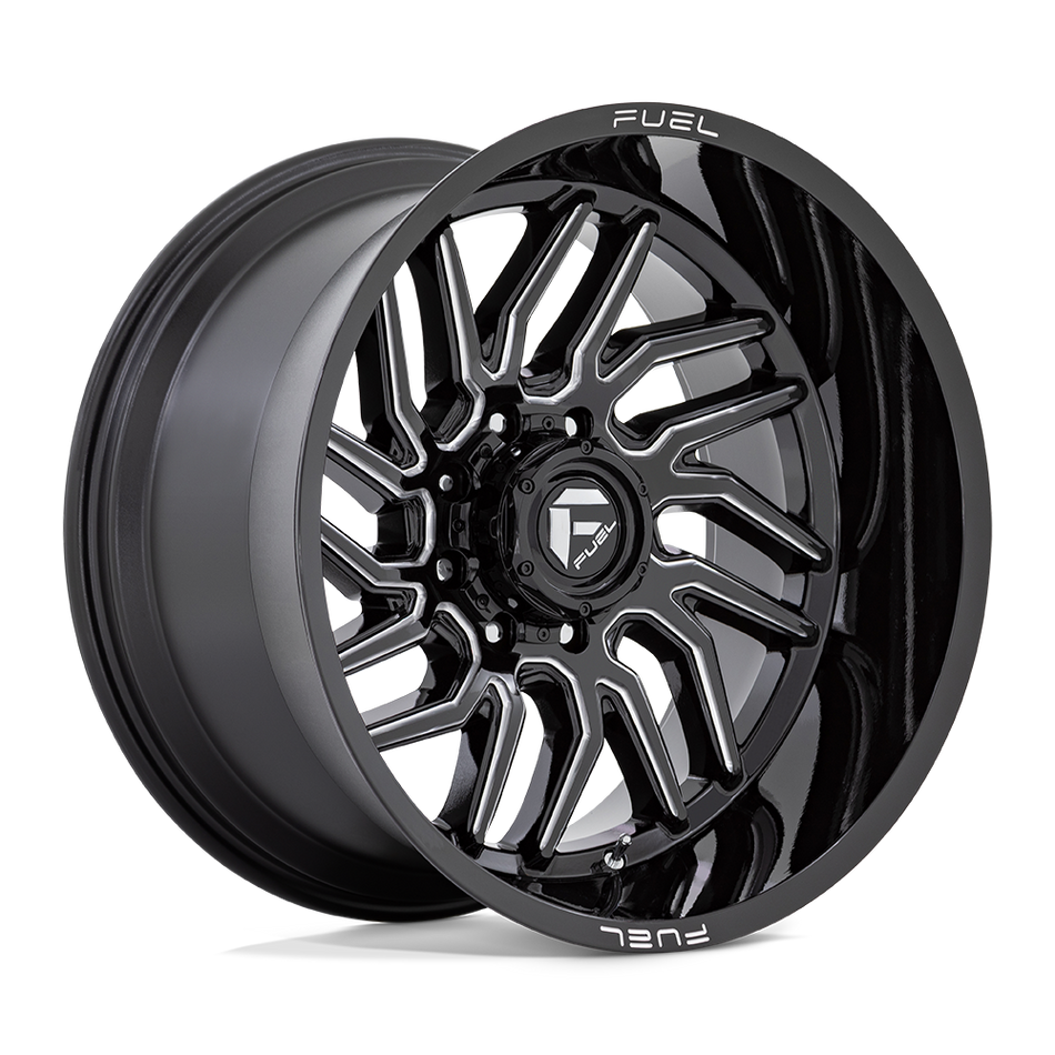 Fuel 1PC D807 HURRICANE Gloss Black Milled Wheel