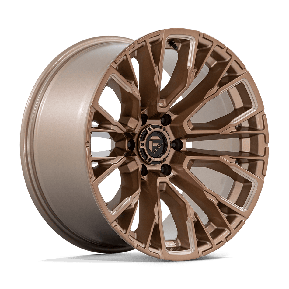 Fuel 1PC D850 REBAR Platinum Bronze Milled Wheel