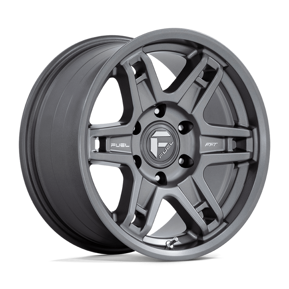 Fuel 1PC D838 SLAYER Matte Gunmetal Wheel