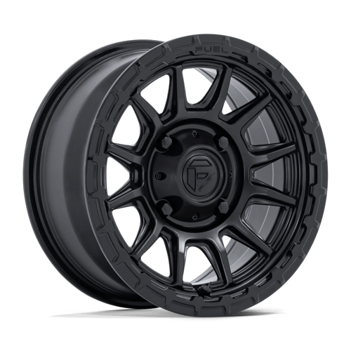 Fuel UTV FV866 PISTON UTV MATTE BLACK W/ GLOSS BLACK LIP