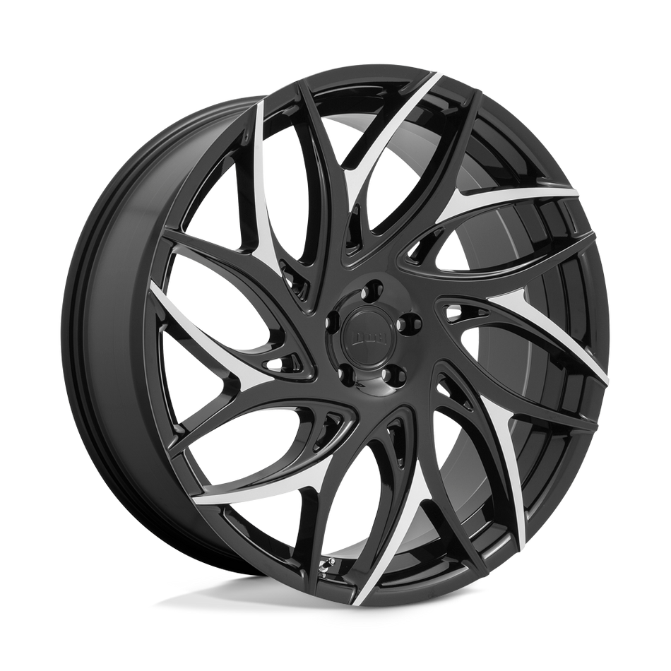 DUB 1PC S259 G.O.A.T. Gloss Black With Machined Spokes Wheel