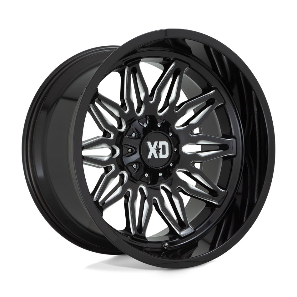 XD XD859 GUNNER Gloss Black Milled Wheel