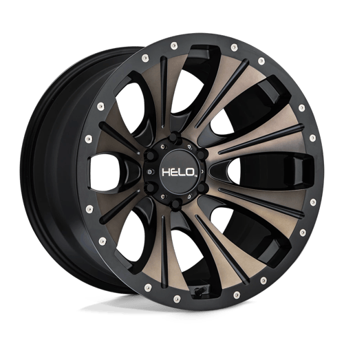 Helo HE901 SATIN BLACK MACHINED W/ DARK TINT