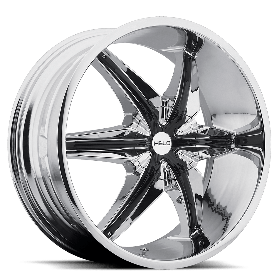Helo HE866 Chrome Plated With Gloss Black Accents Wheel