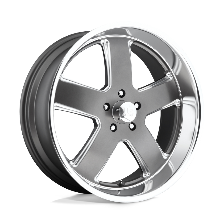 US Mag 1PC U118 HUSTLER Matte Gun Metal Wheel