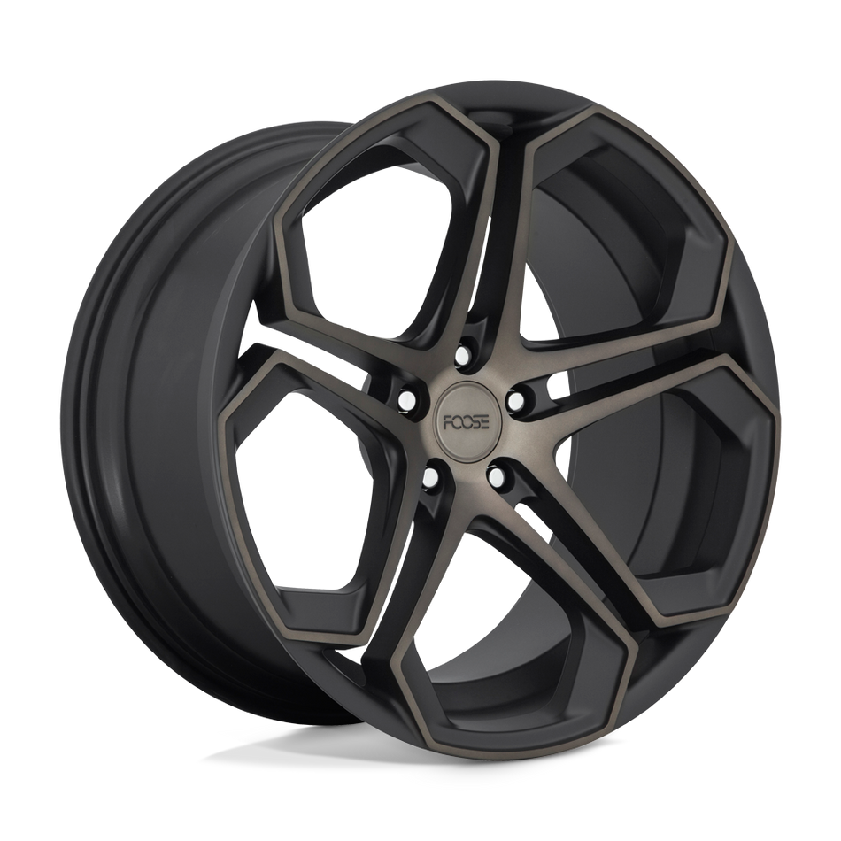 Foose 1PC F168 IMPALA Matte Machined Double Dark Tint Wheel