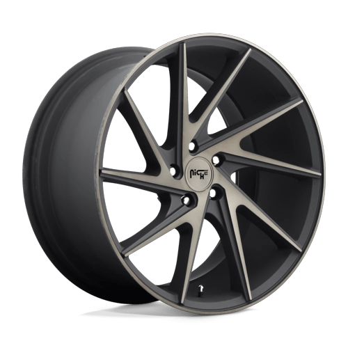 Niche 1PC M163 INVERT MATTE BLACK MACHINED RING