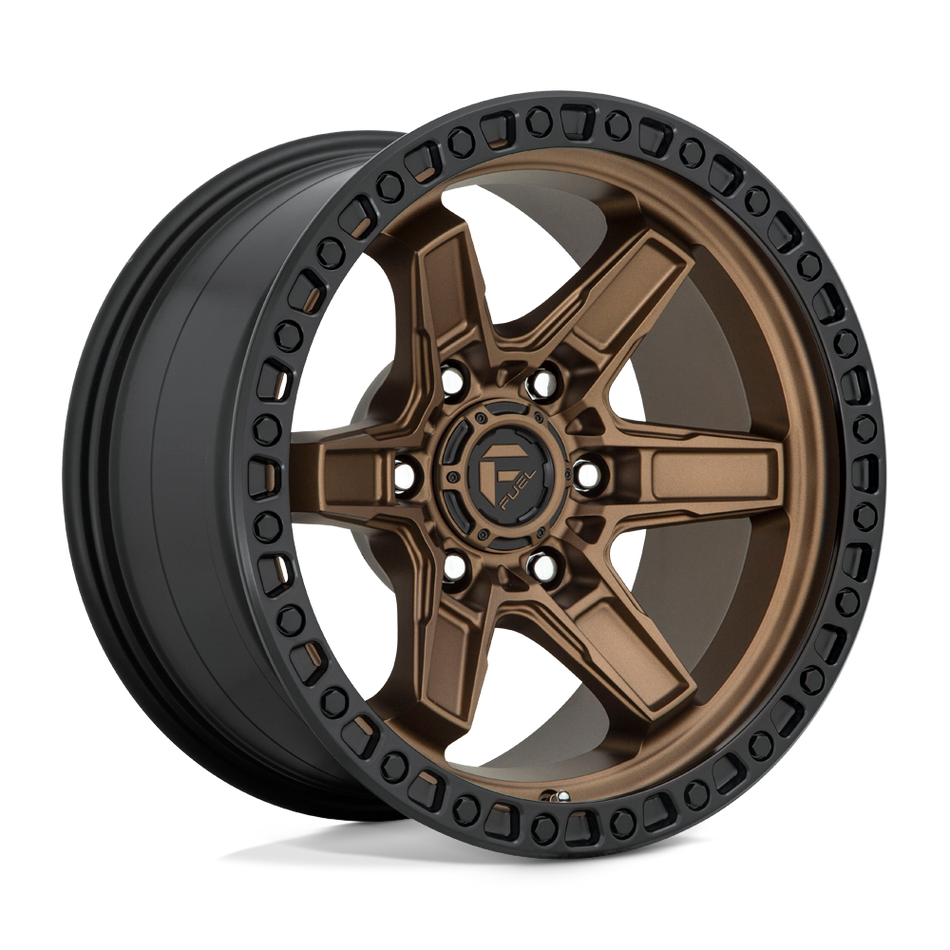 Fuel 1PC D699 KICKER Matte Bronze Black Bead Ring Wheel