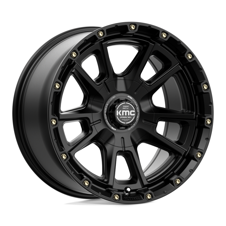 KMC KM100 SYNC Satin Black Wheel
