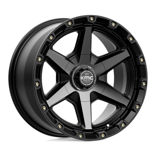 KMC KM101 TEMPO SATIN BLACK W/ GRAY TINT