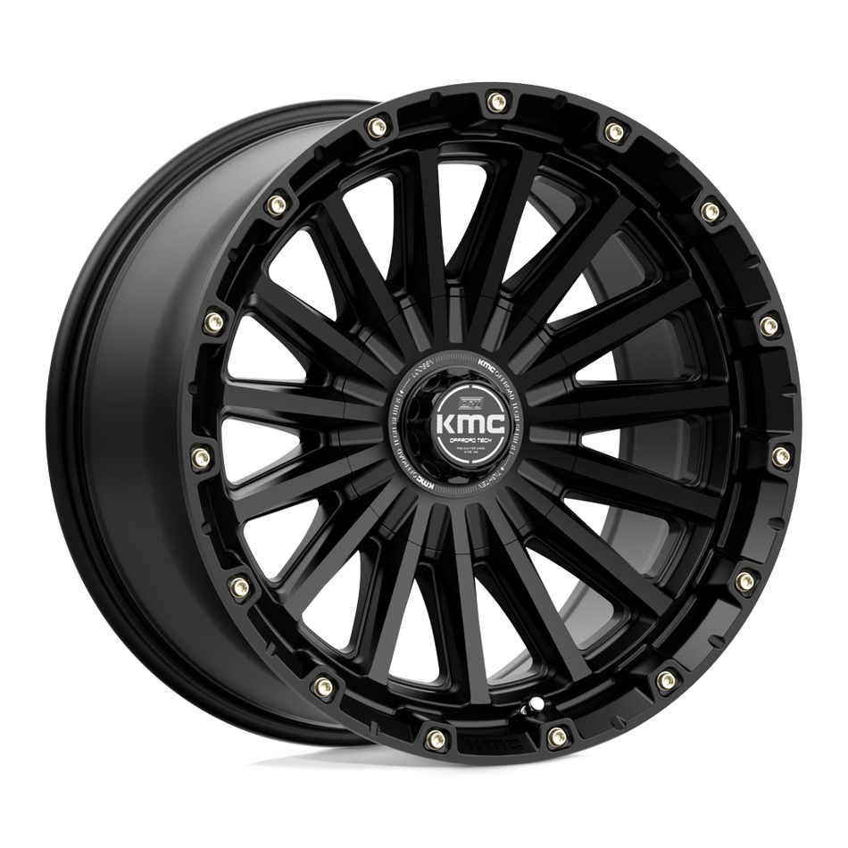KMC KM102 SIGNAL Satin Black Wheel
