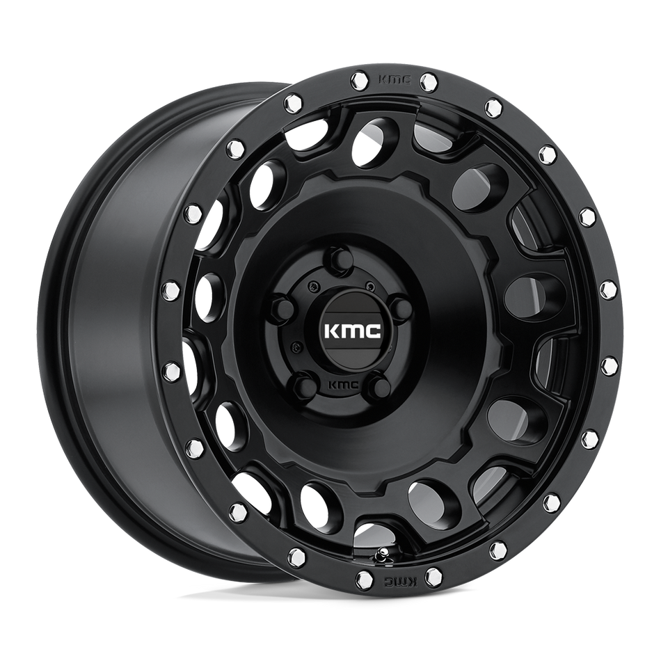 KMC KM529 HOLESHOT Satin Black Wheel